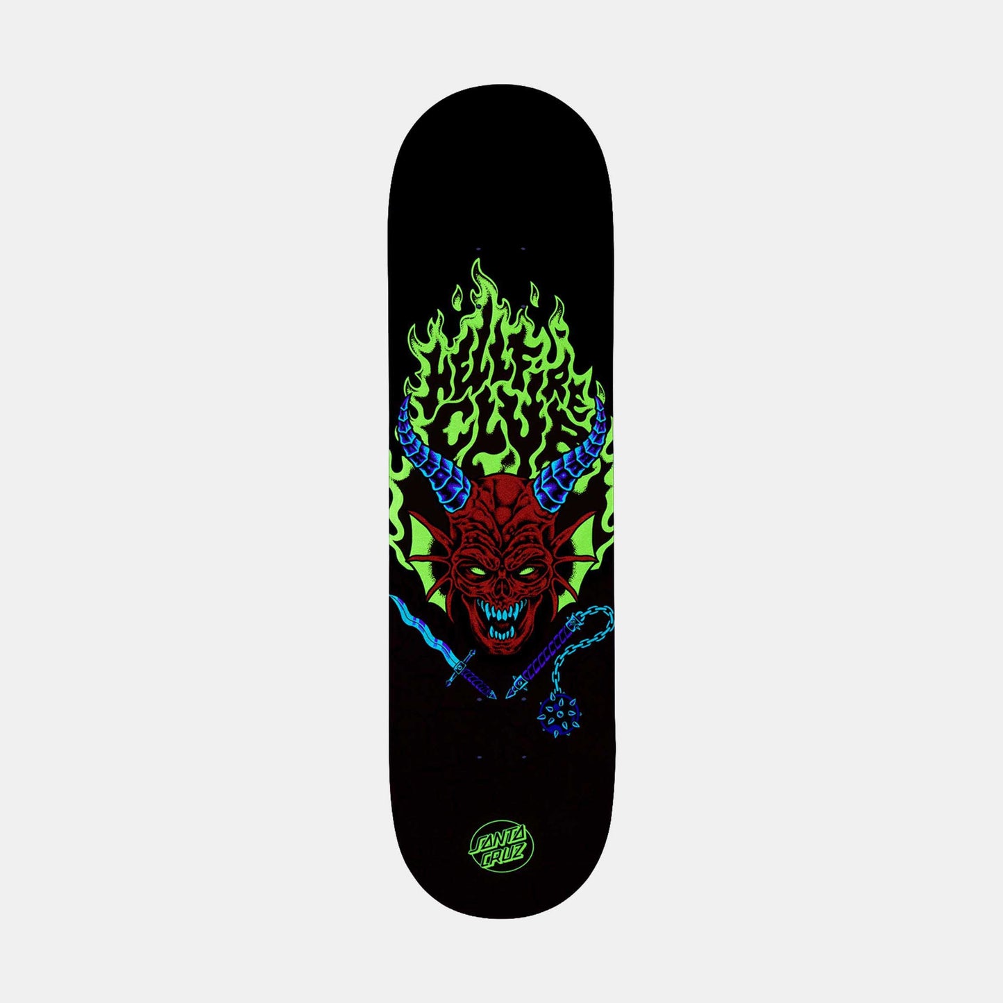 Stranger Things Hellfire Club Skateboard Deck 31.8 in x 8.25in