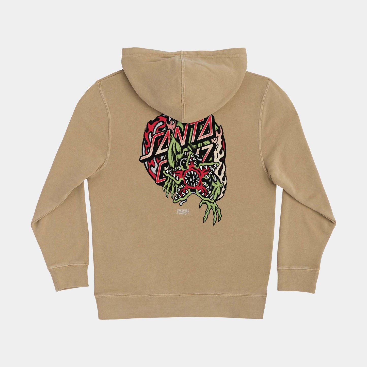 Santa Cruz Stranger Things Demogorgon Dot Youth Hoodie - Sandstone
