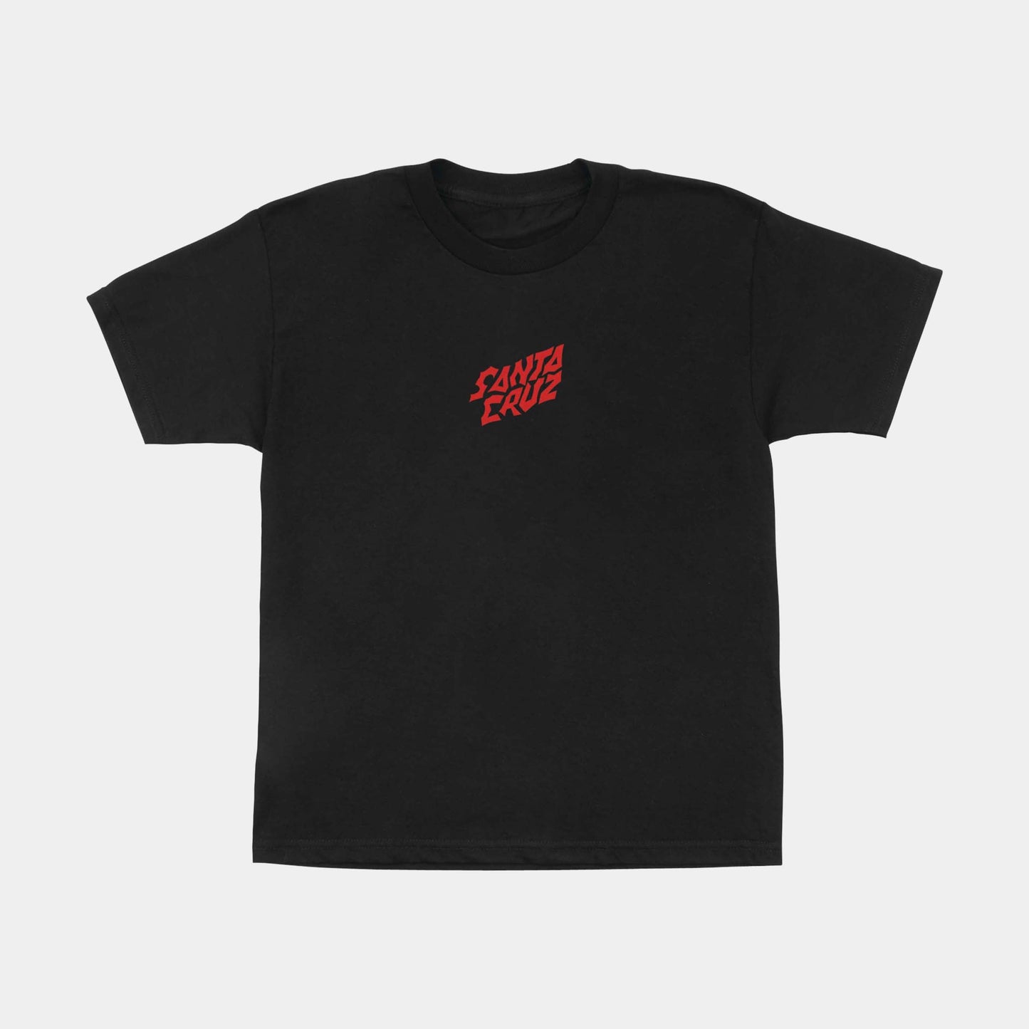 Santa Cruz Stranger Things Screaming Lights Youth T-Shirt - Black
