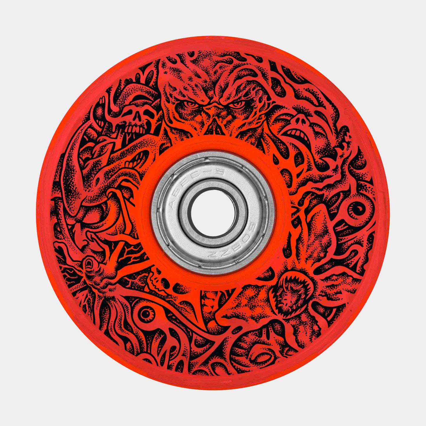 Santa Cruz Stranger Things Hellfire Slime Balls Wheels - Red