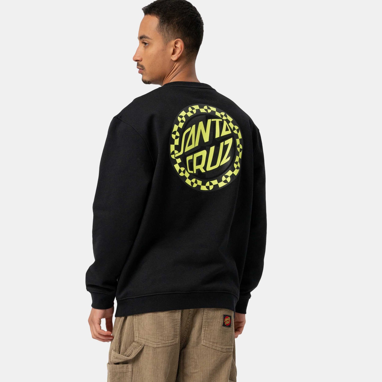 Santa Cruz Malba Crash Dot Crew Black