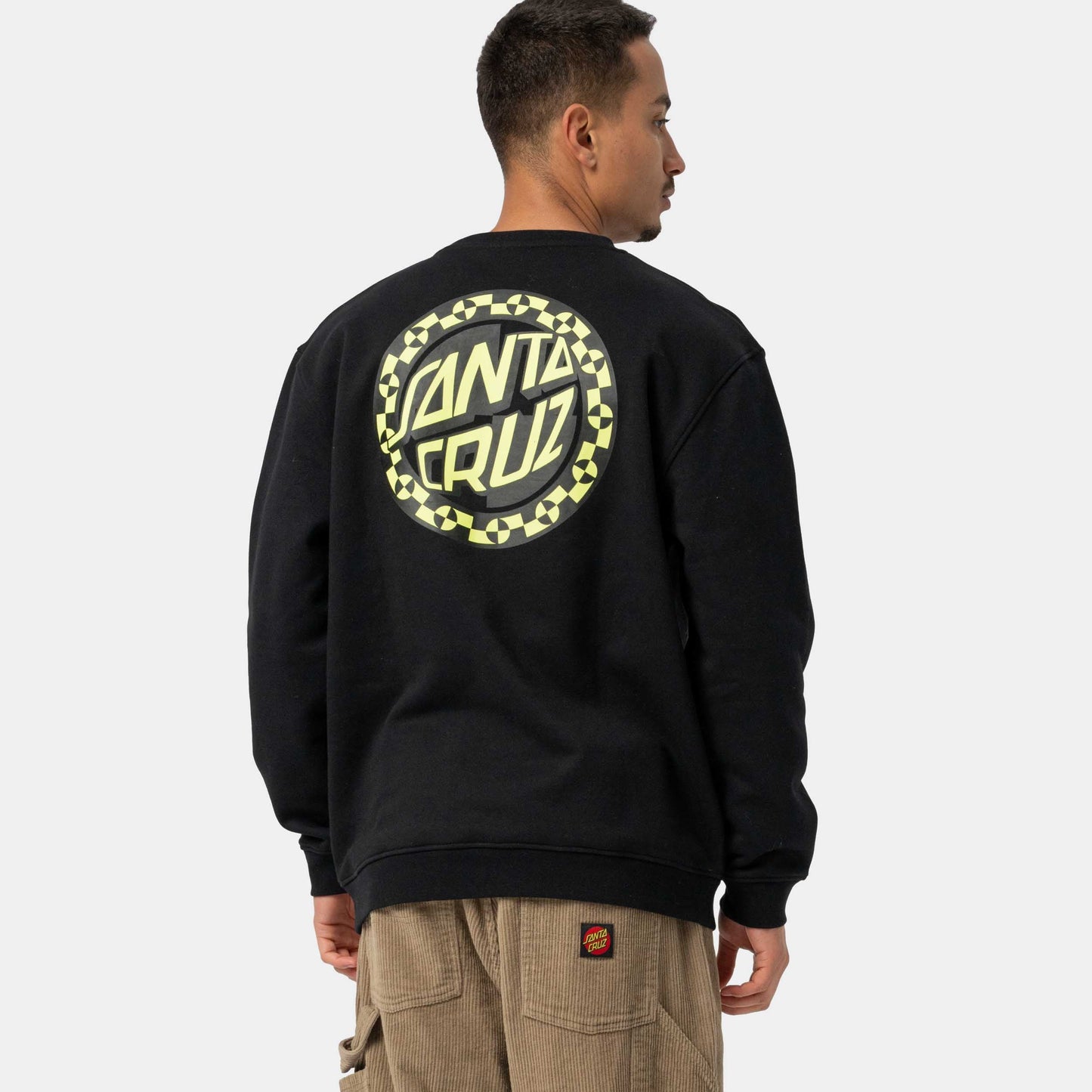 Santa Cruz Malba Crash Dot Crew Black