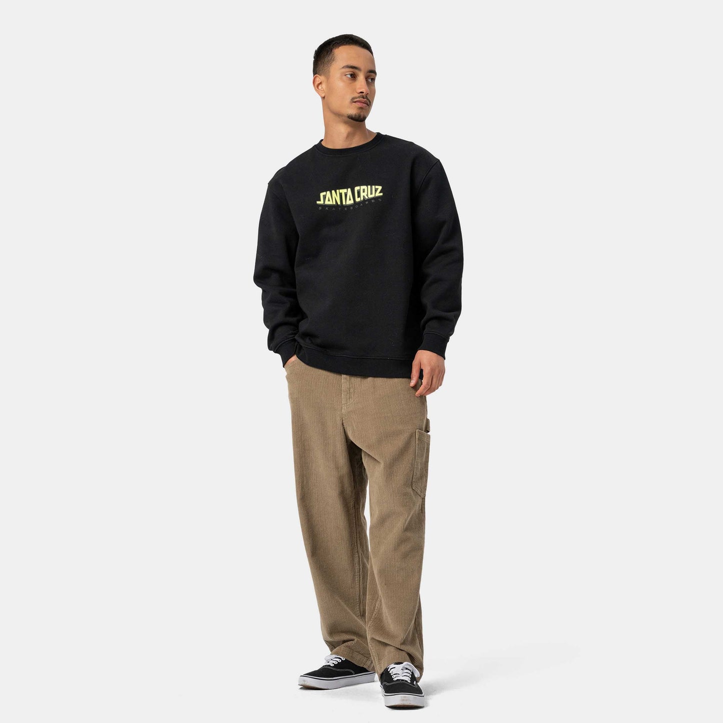 Santa Cruz Malba Crash Dot Crew Black