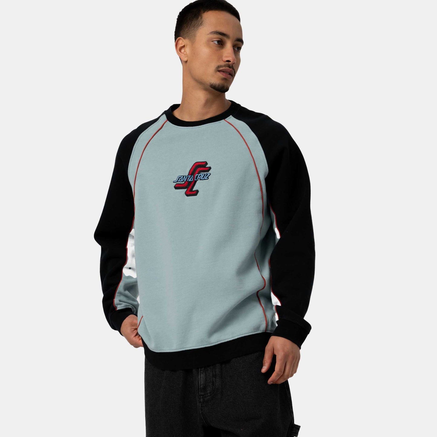 Santa Cruz Ogteam Crew Stone Blue Black