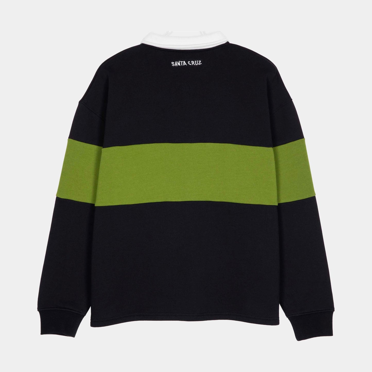 Santa Cruz Screaming Mini Flame 1 4 Zip Crew Black