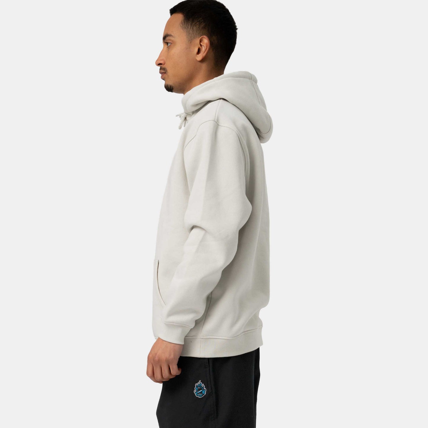 Santa Cruz Screaming Flame Front Hoodie Mist
