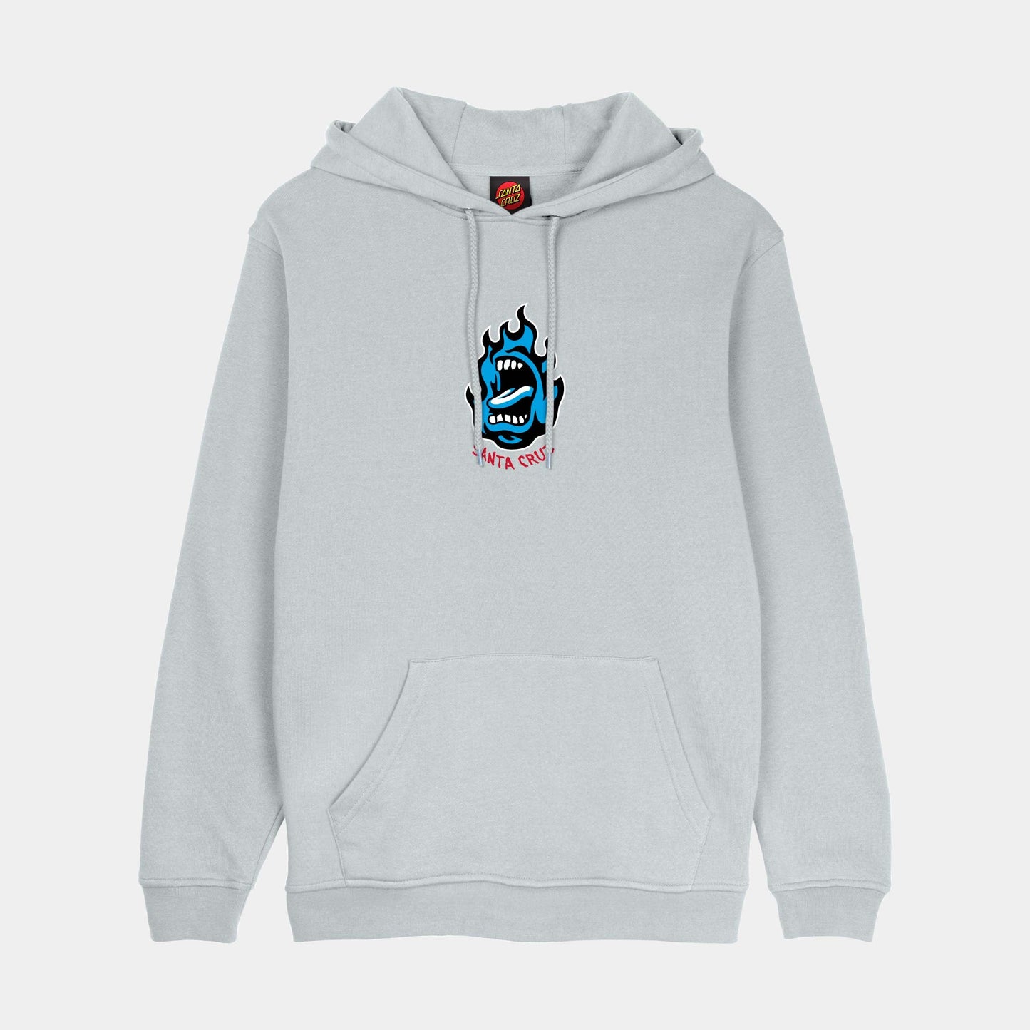 Santa Cruz Screaming Flame Front Hoodie Mist