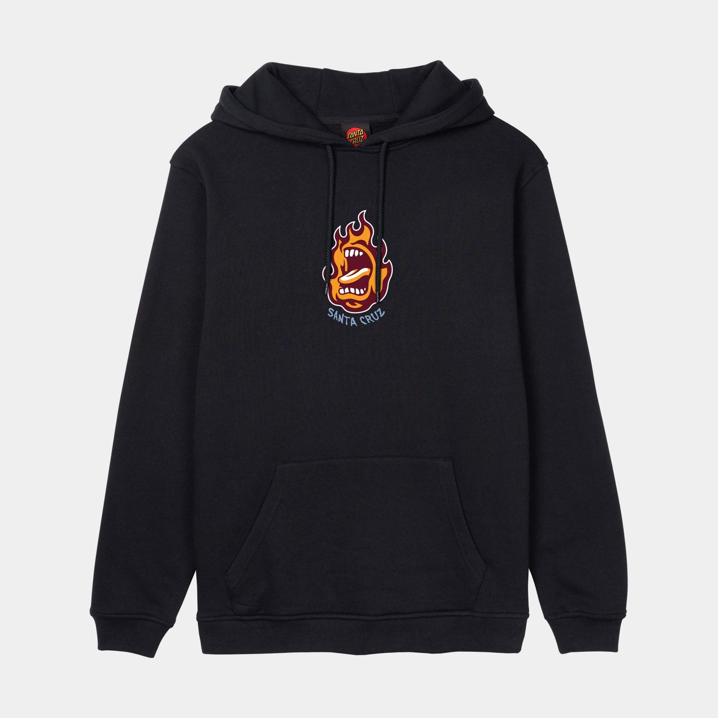 Santa Cruz Screaming Flame Front Hoodie Black