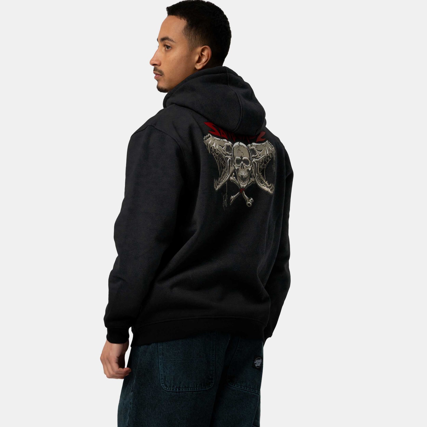 Santa Cruz Pace Torch Bones Hoodie Black