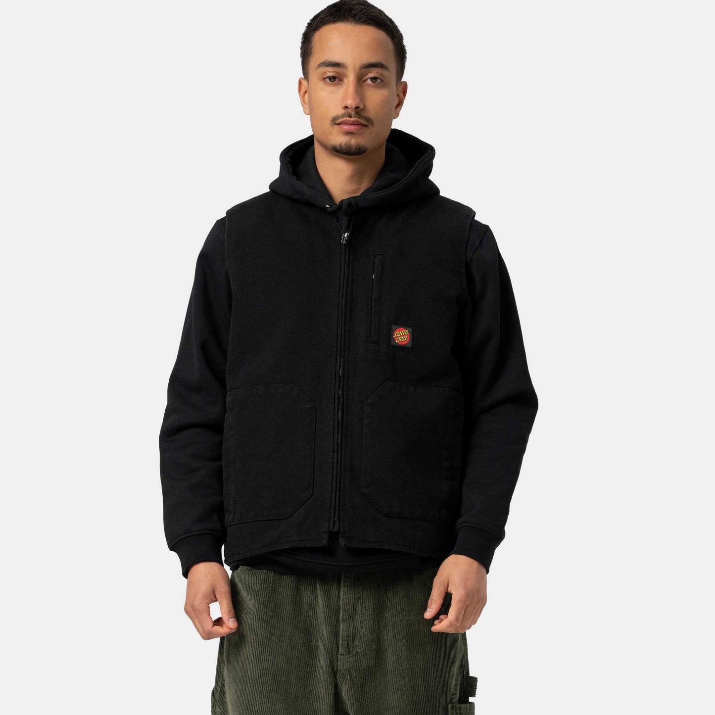 Santa Cruz Timber Vest Black