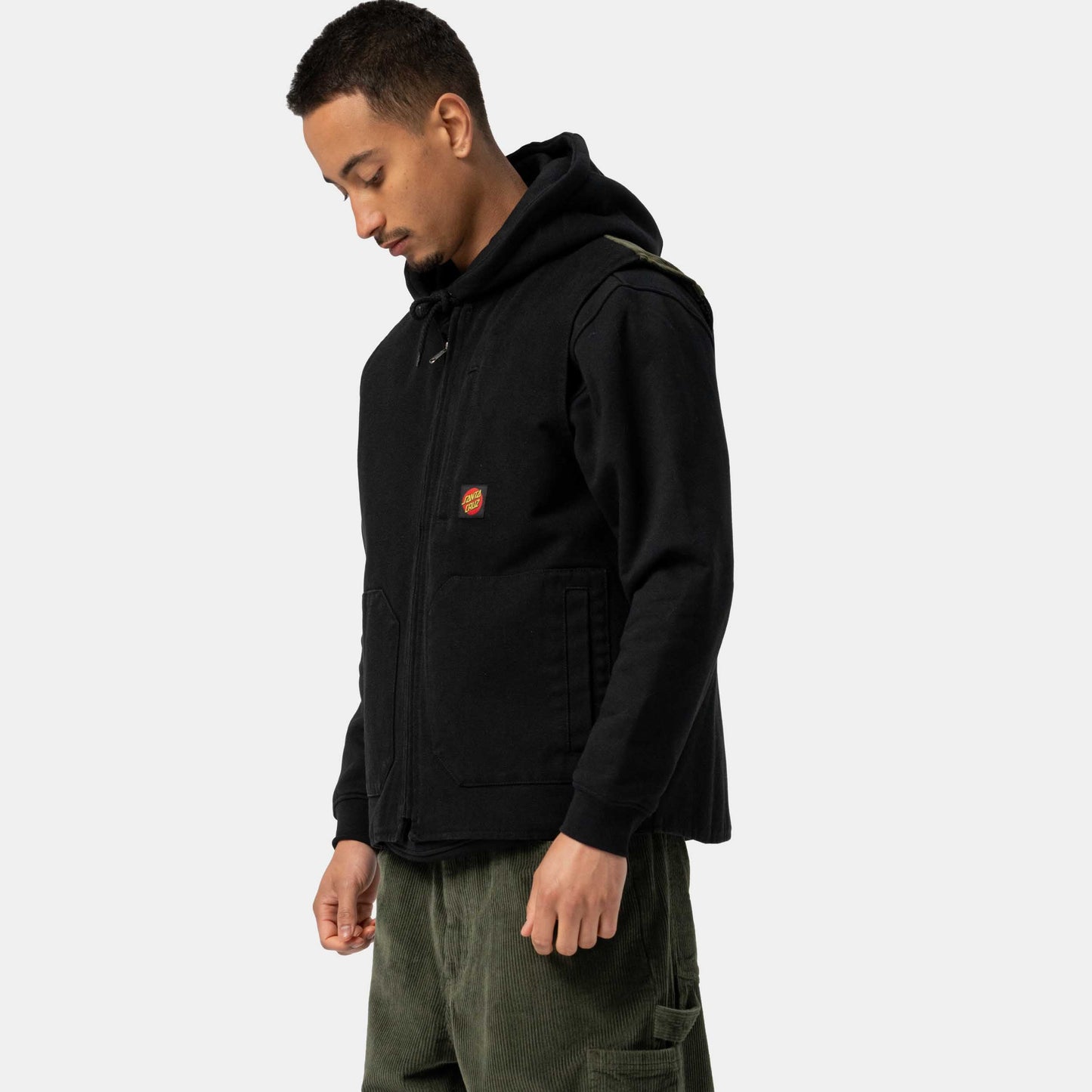 Santa Cruz Timber Vest Black