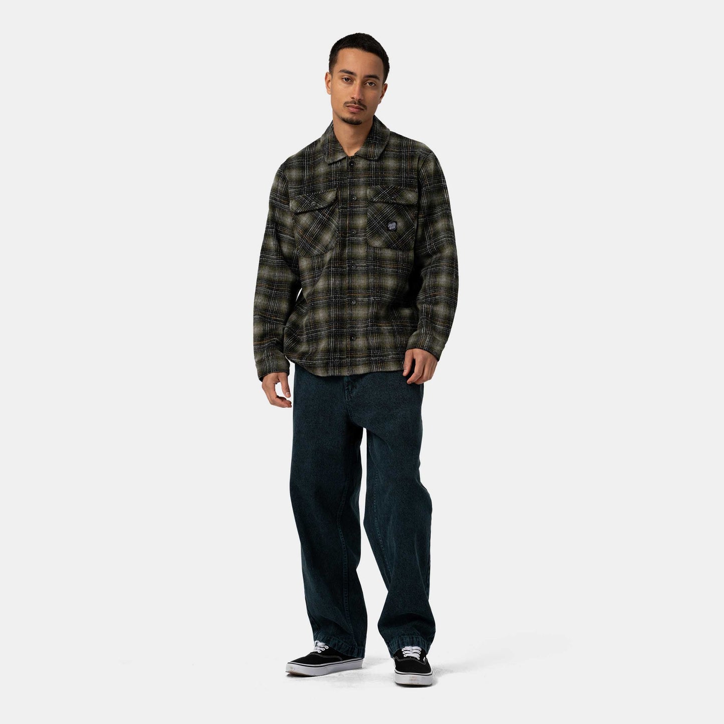 Santa Cruz Lodge Shirt Olive Check