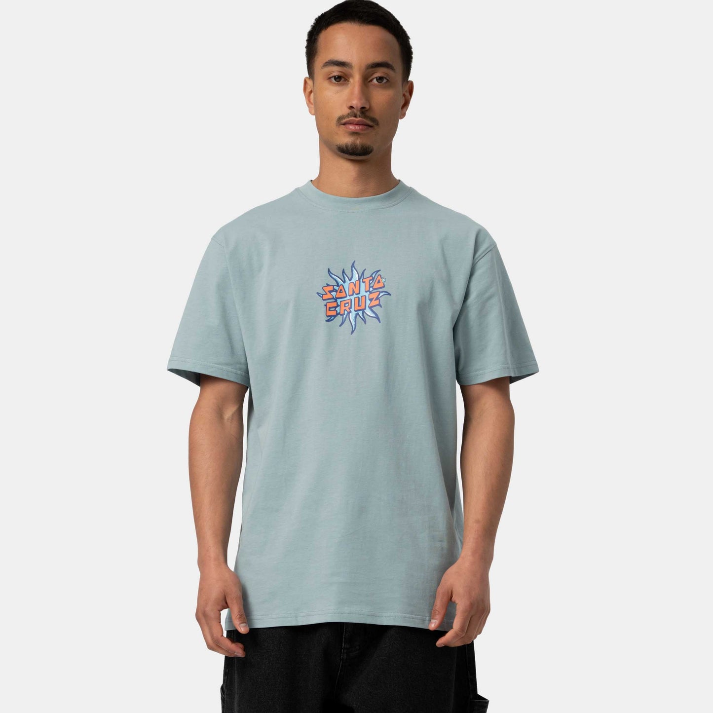 Santa Cruz Sol Tripper T Shirt Stone Blue