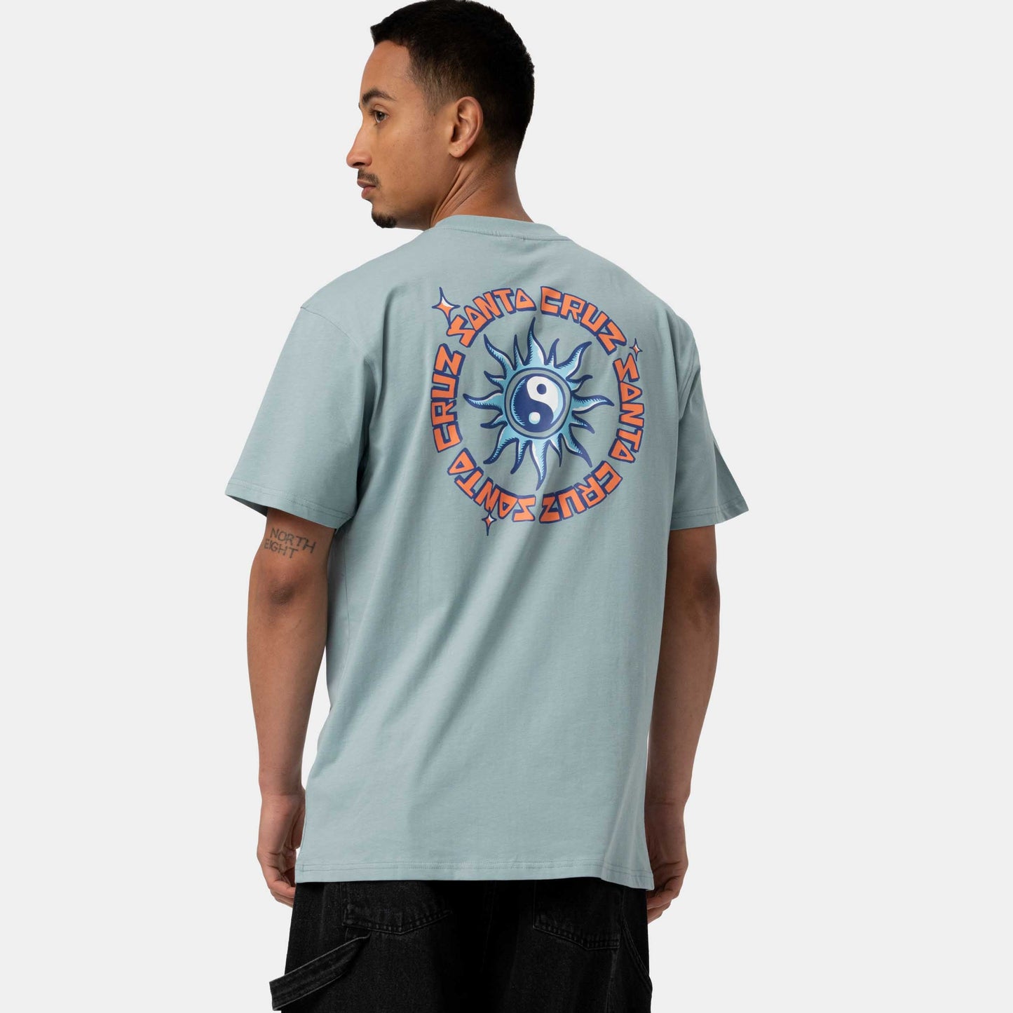 Santa Cruz Sol Tripper T Shirt Stone Blue