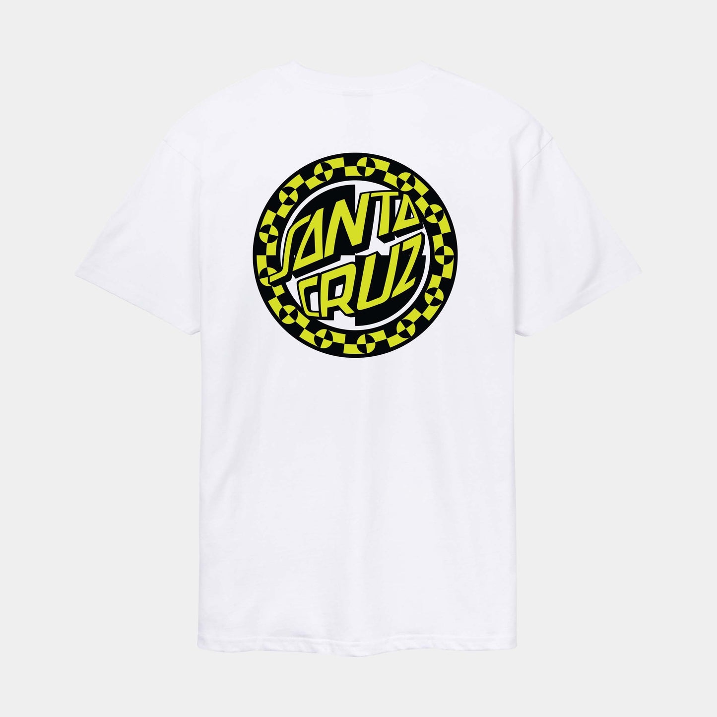 Santa Cruz Malba Crash Dot Chest T Shirt White