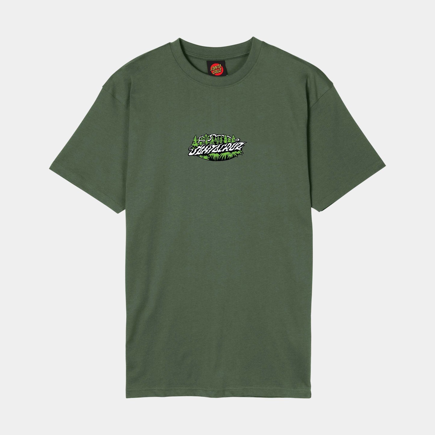 Santa Cruz Winkowski Big Foot T Shirt Dark Moss
