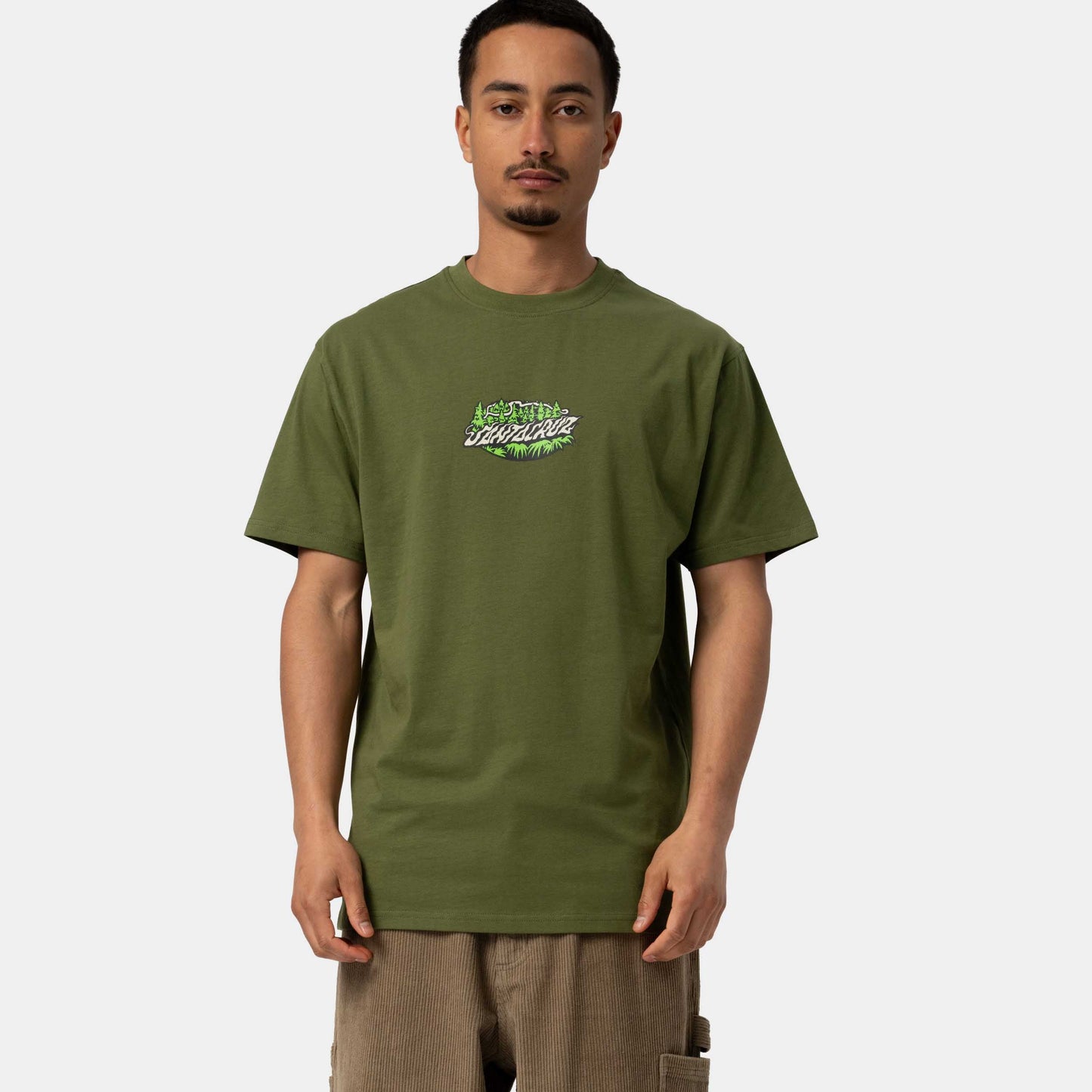 Santa Cruz Winkowski Big Foot T Shirt Dark Moss