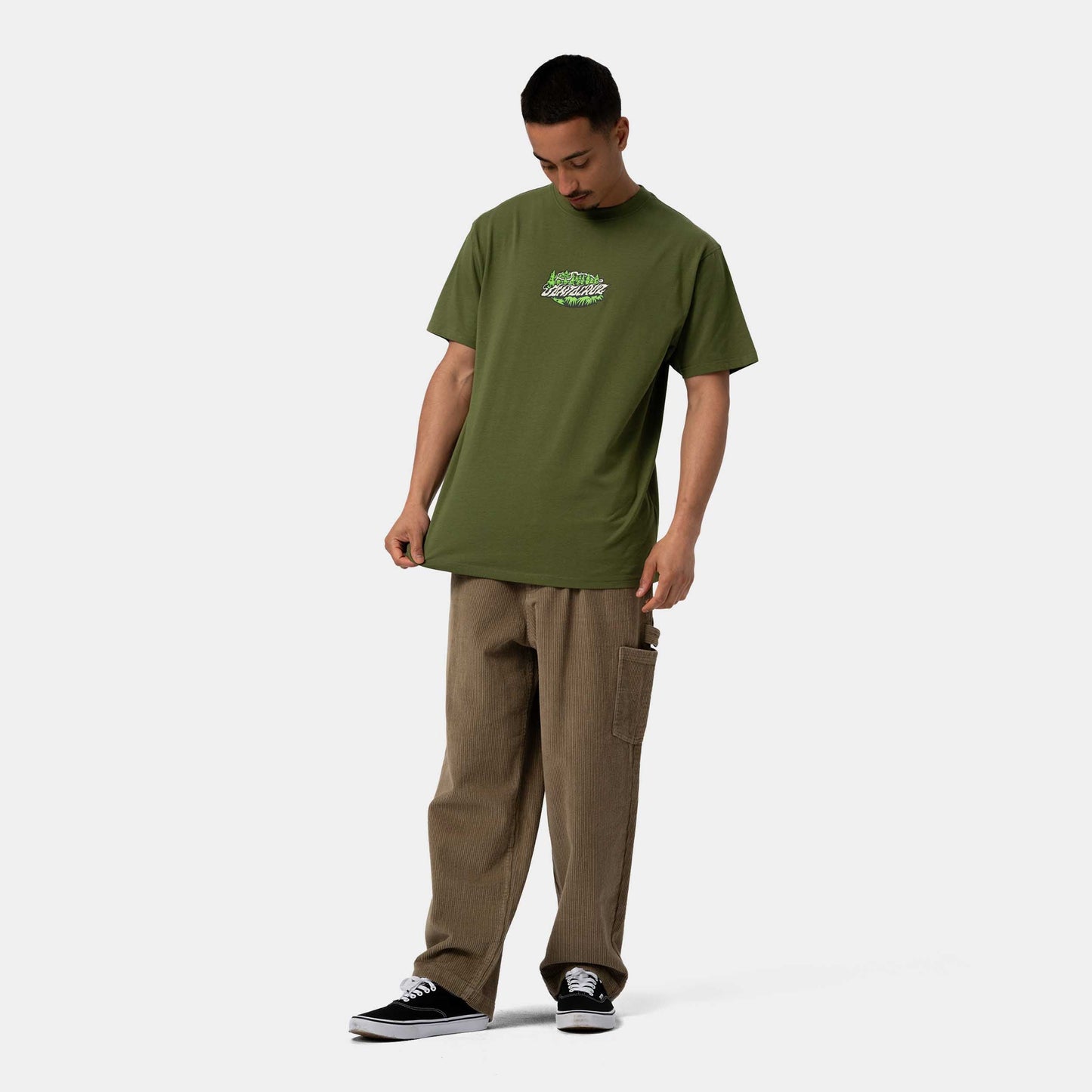 Santa Cruz Winkowski Big Foot T Shirt Dark Moss