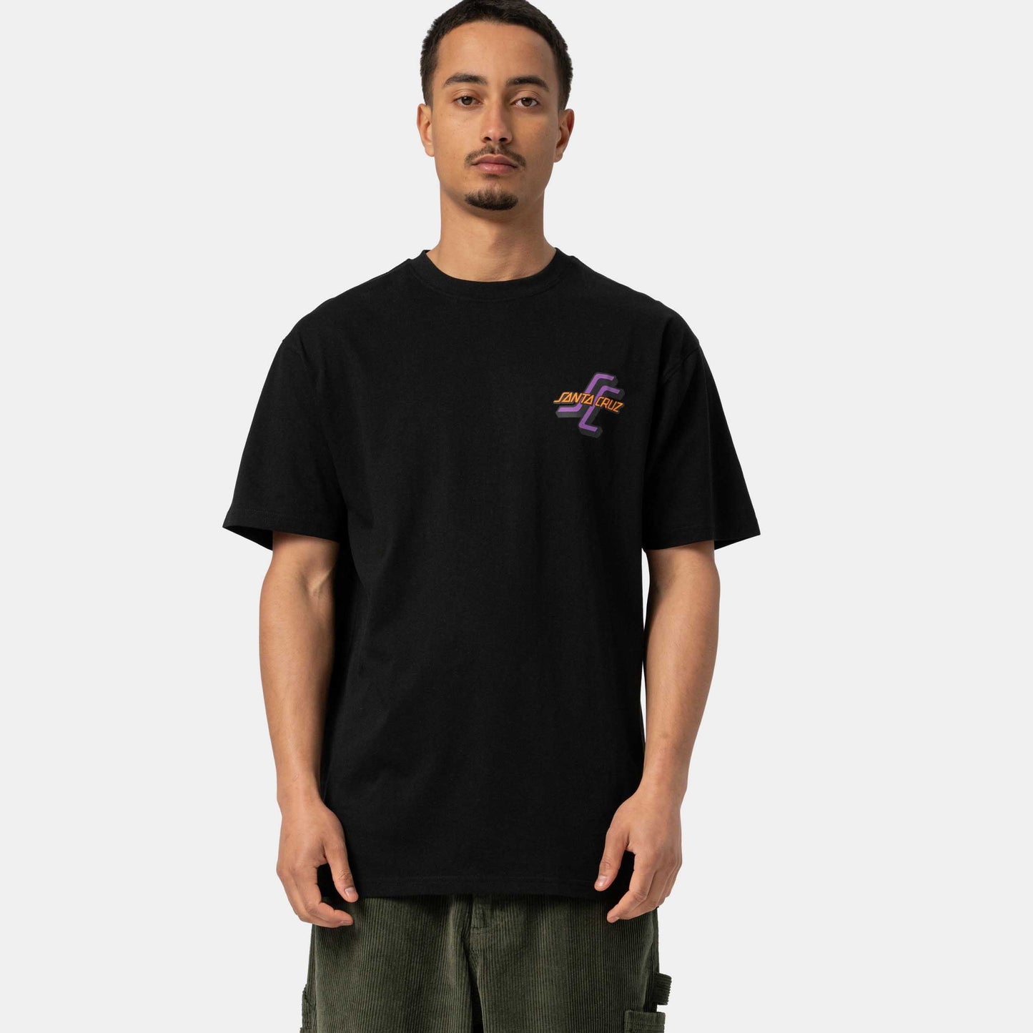 Santa Cruz Kendall Pumpkin T Shirt Black