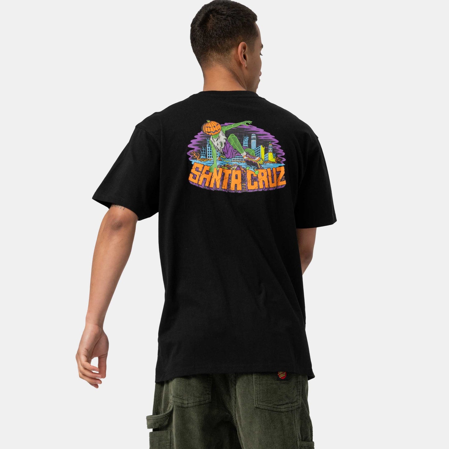 Santa Cruz Kendall Pumpkin T Shirt Black