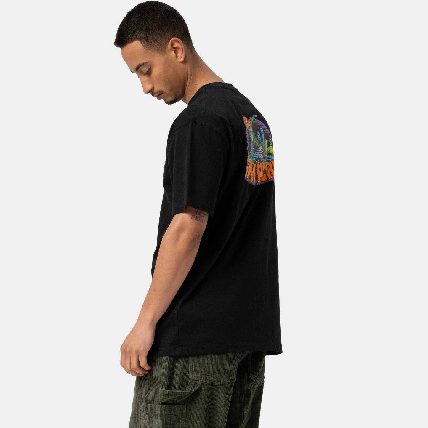 Santa Cruz Kendall Pumpkin T Shirt Black