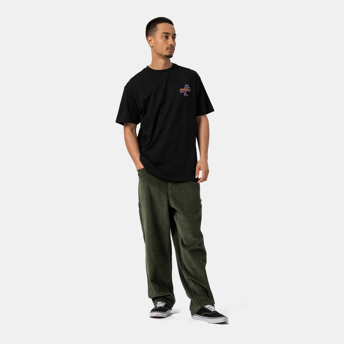 Santa Cruz Kendall Pumpkin T Shirt Black