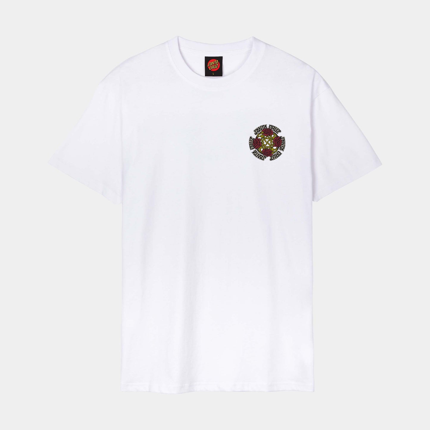 Santa Cruz Dressen Roses Evo T Shirt White