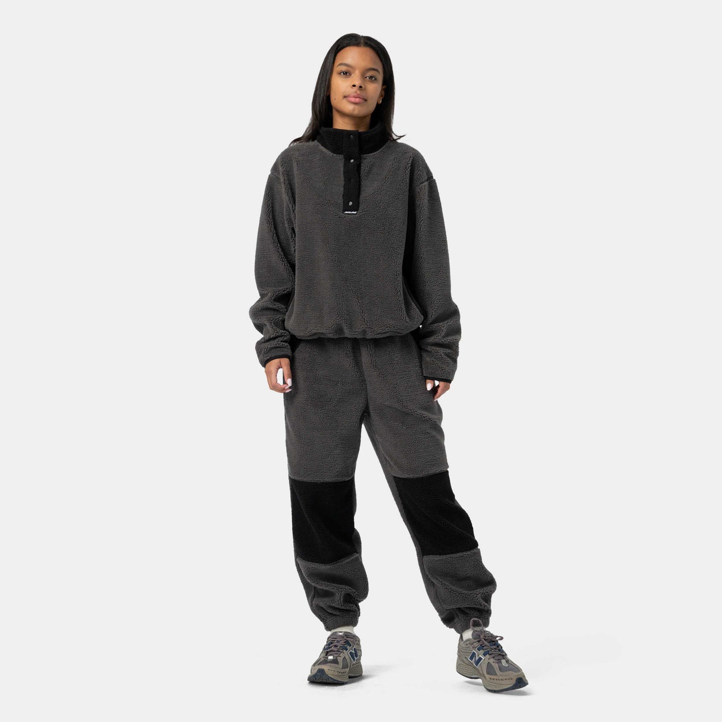 Santa Cruz Sierra Fleece Crew Charcoal Black