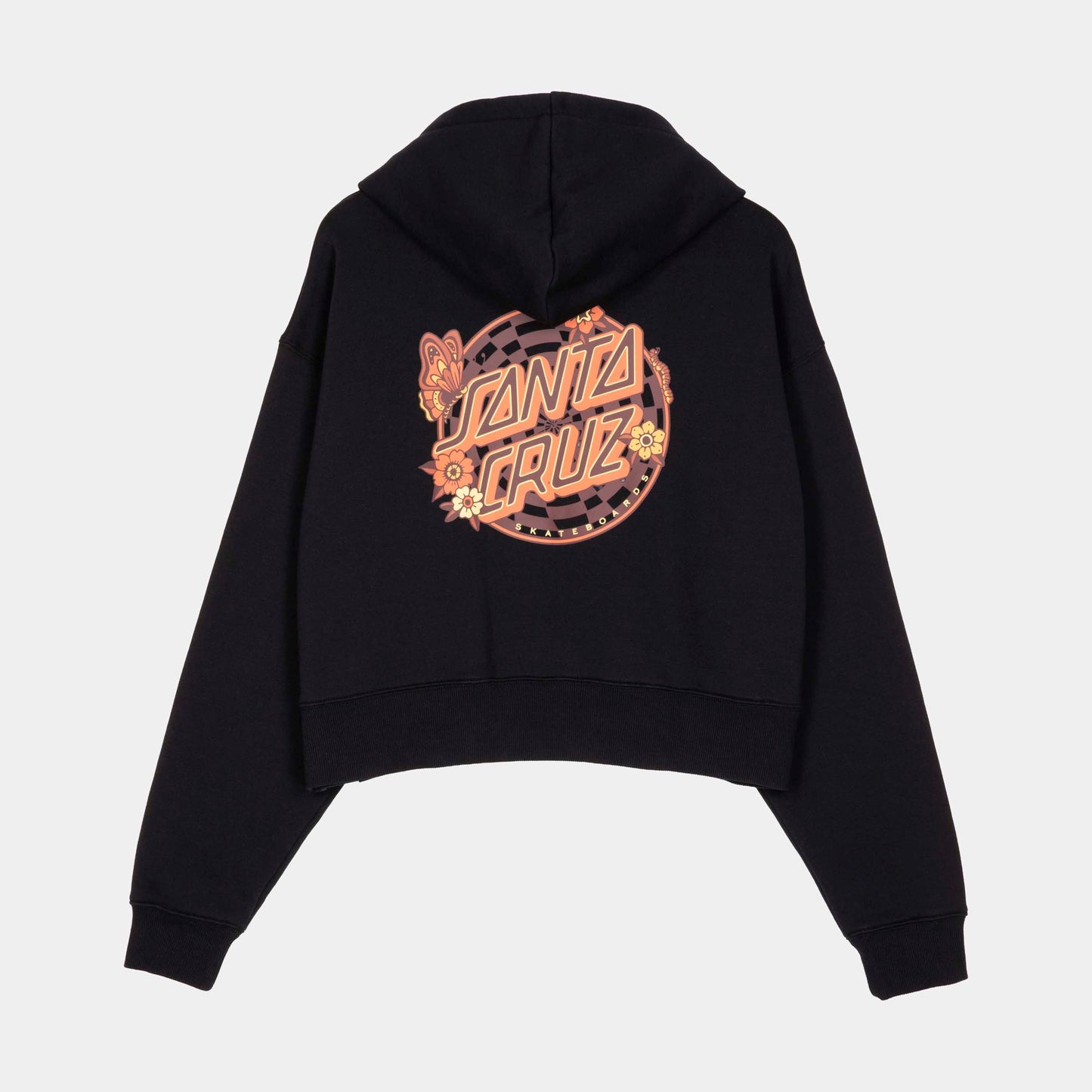 Santa Cruz Field Check Butterfly Hoodie Black