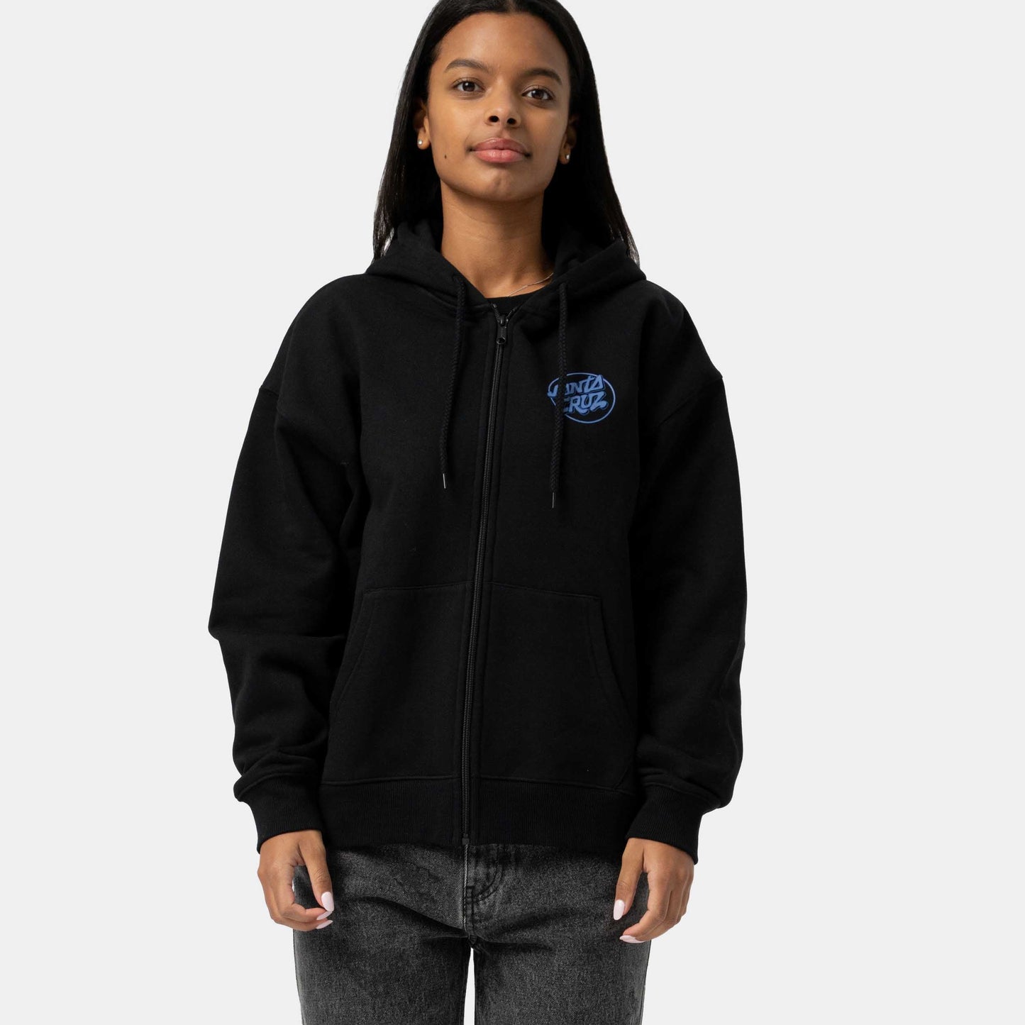 Santa Cruz Nouveau Zip Hoodie Black
