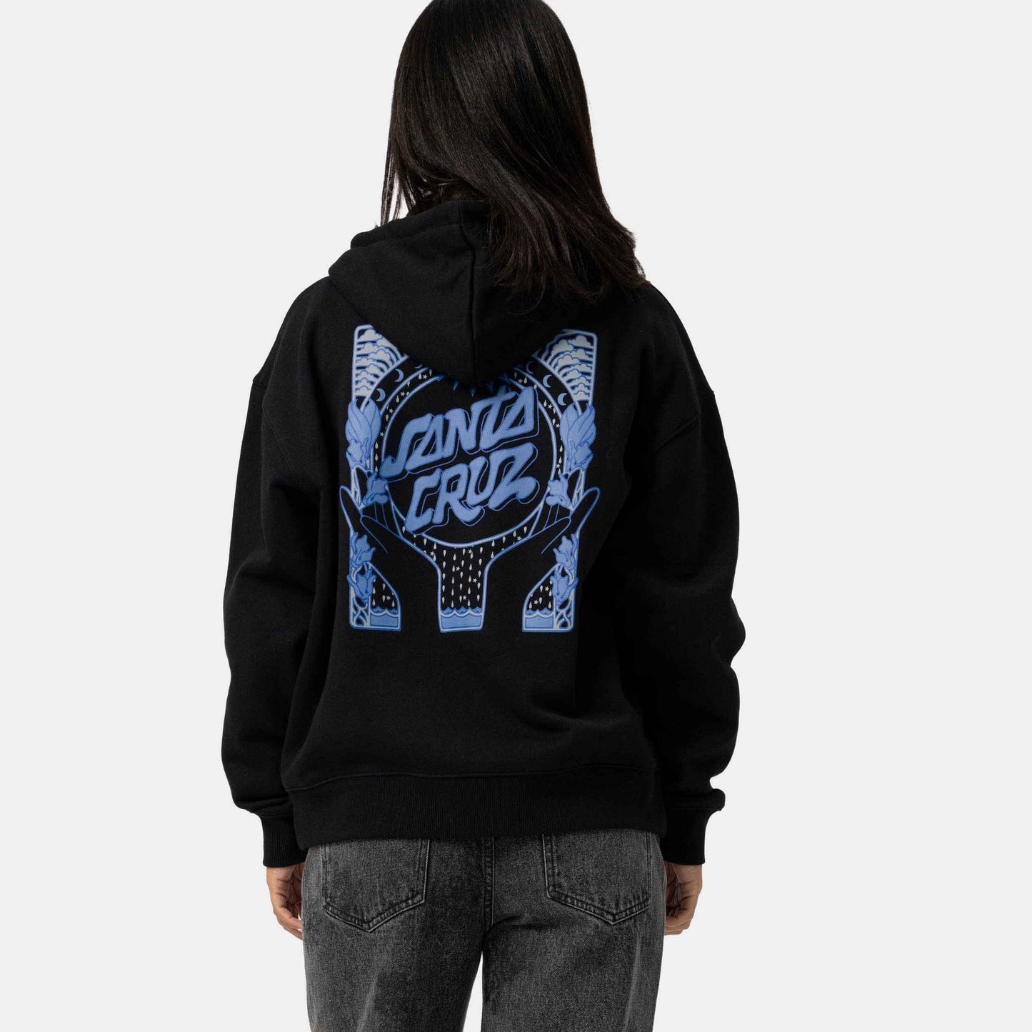 Santa Cruz Nouveau Zip Hoodie Black
