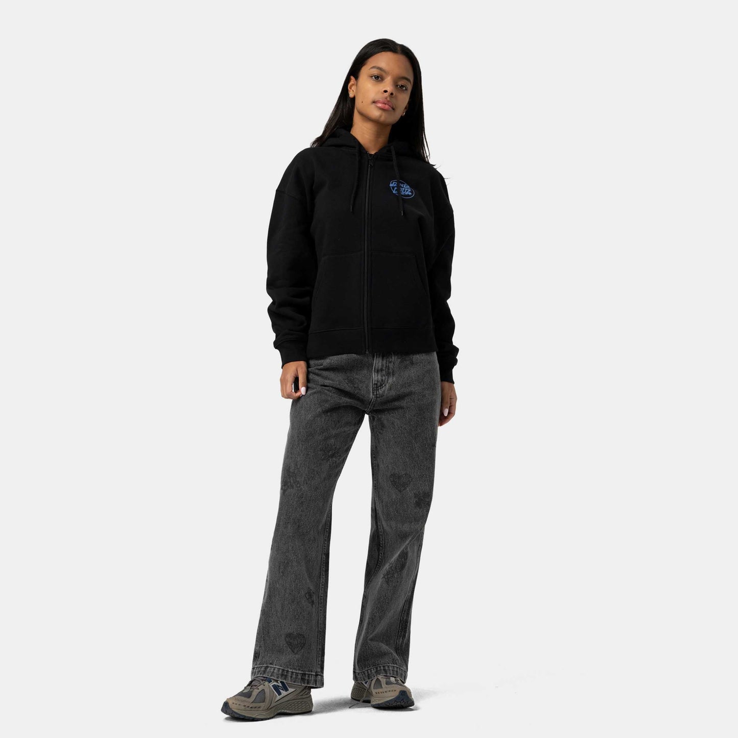Santa Cruz Nouveau Zip Hoodie Black