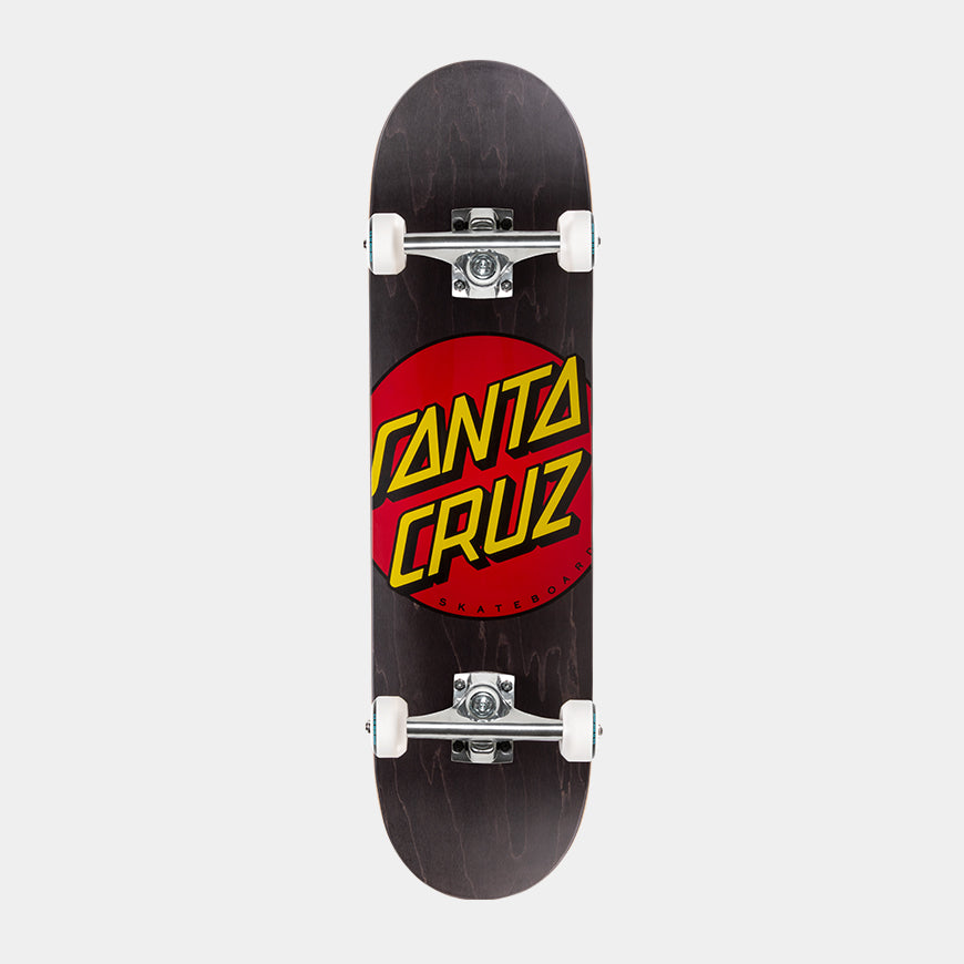 Santa Cruz Build at Home Complete - Classic Dot with Krux 8.25in x 31.83in - Black