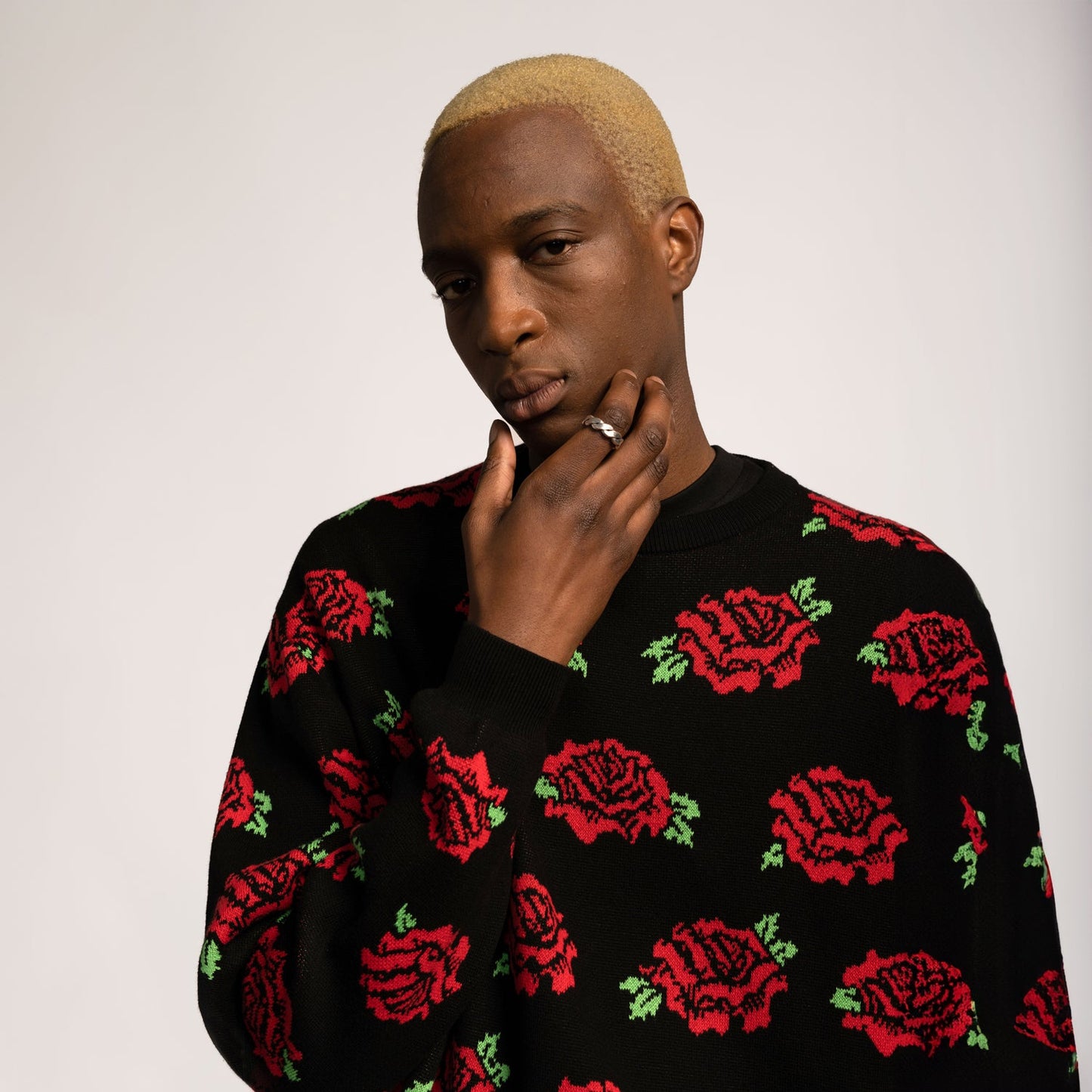 Dressen Roses Santa Cruz Knit Crew
