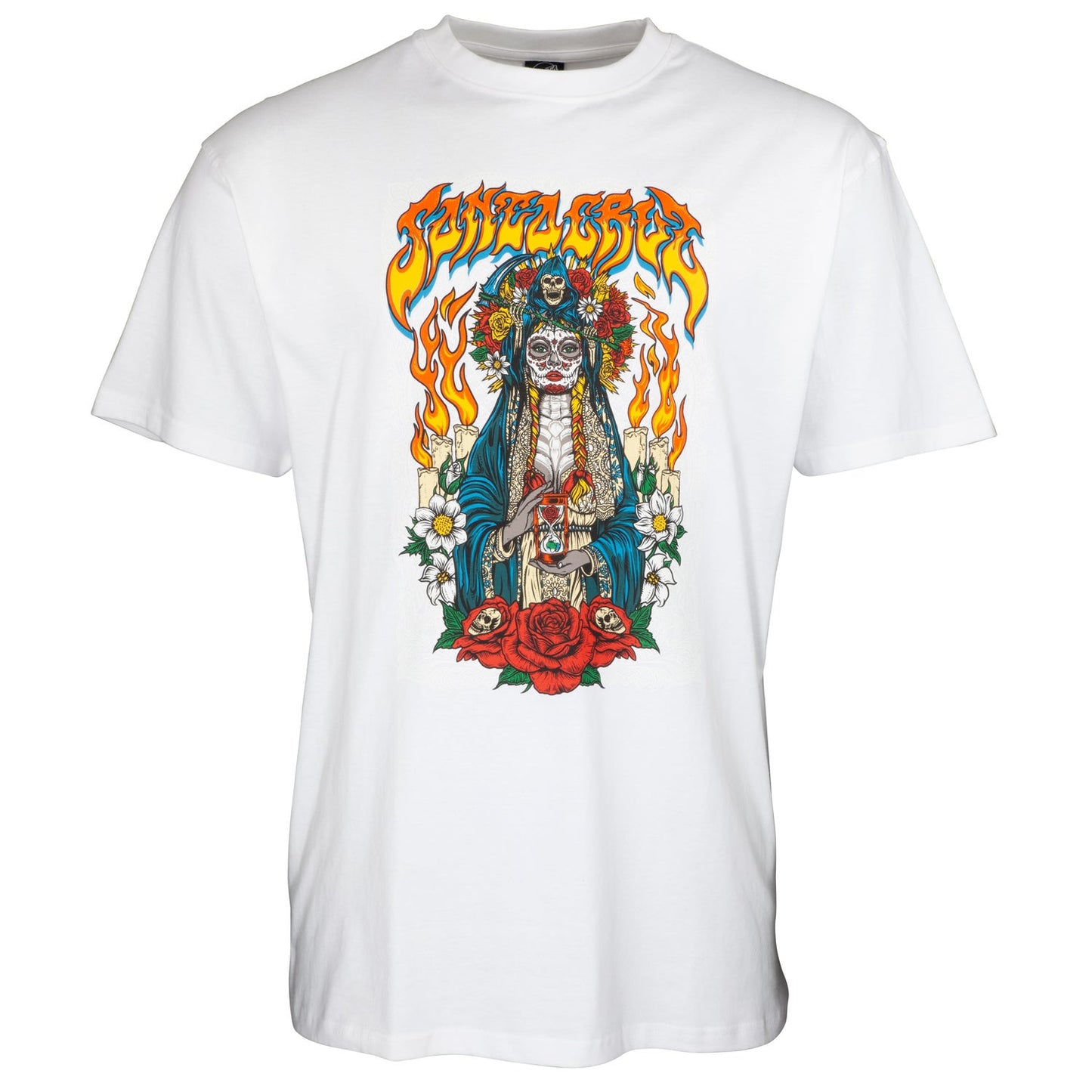 Santa Cruz Santa Muerte T-Shirt White