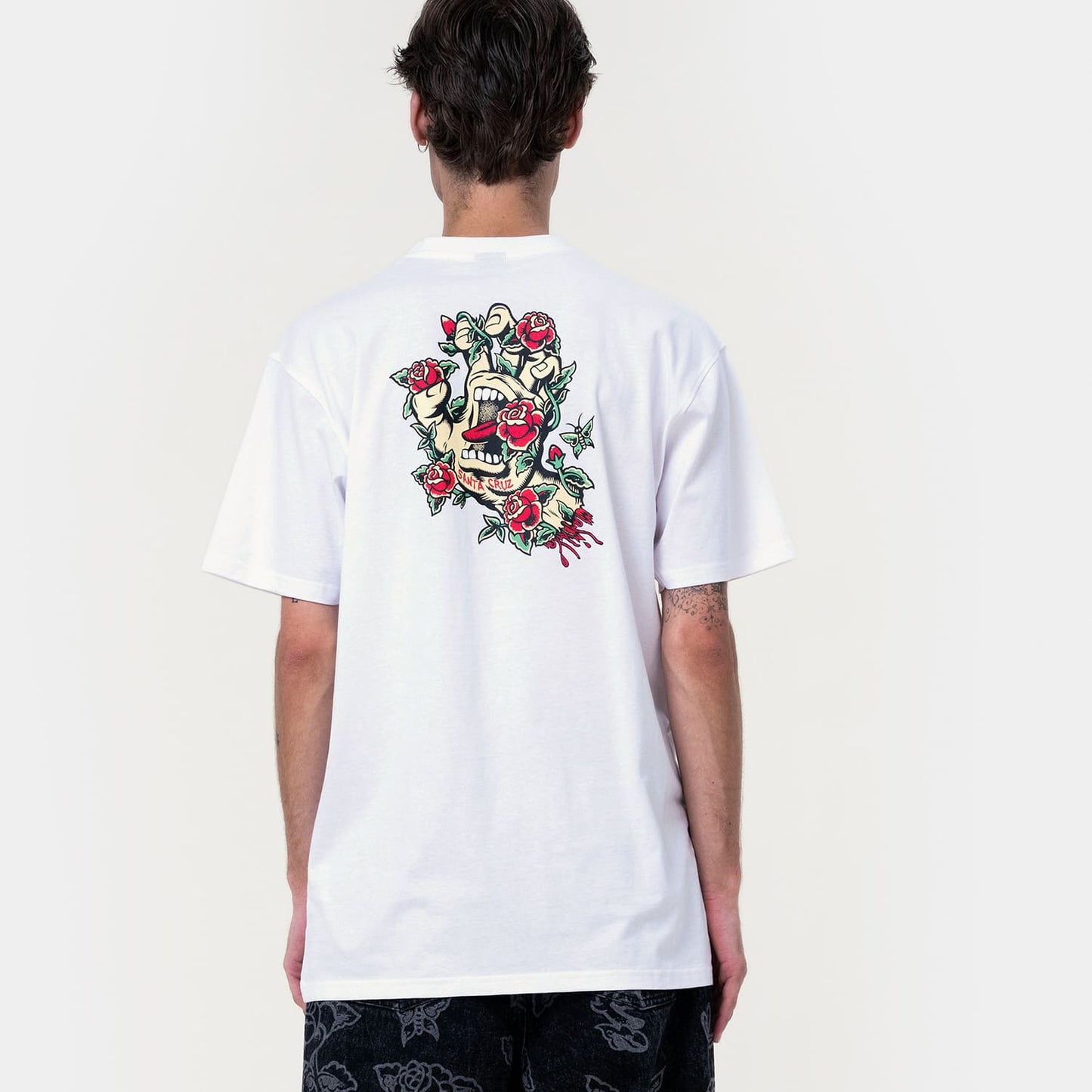 Screaming Rose Flash Santa Cruz T-Shirt