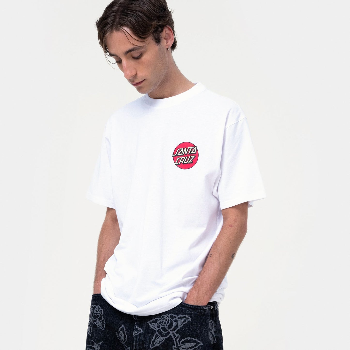 Screaming Rose Flash Santa Cruz T-Shirt