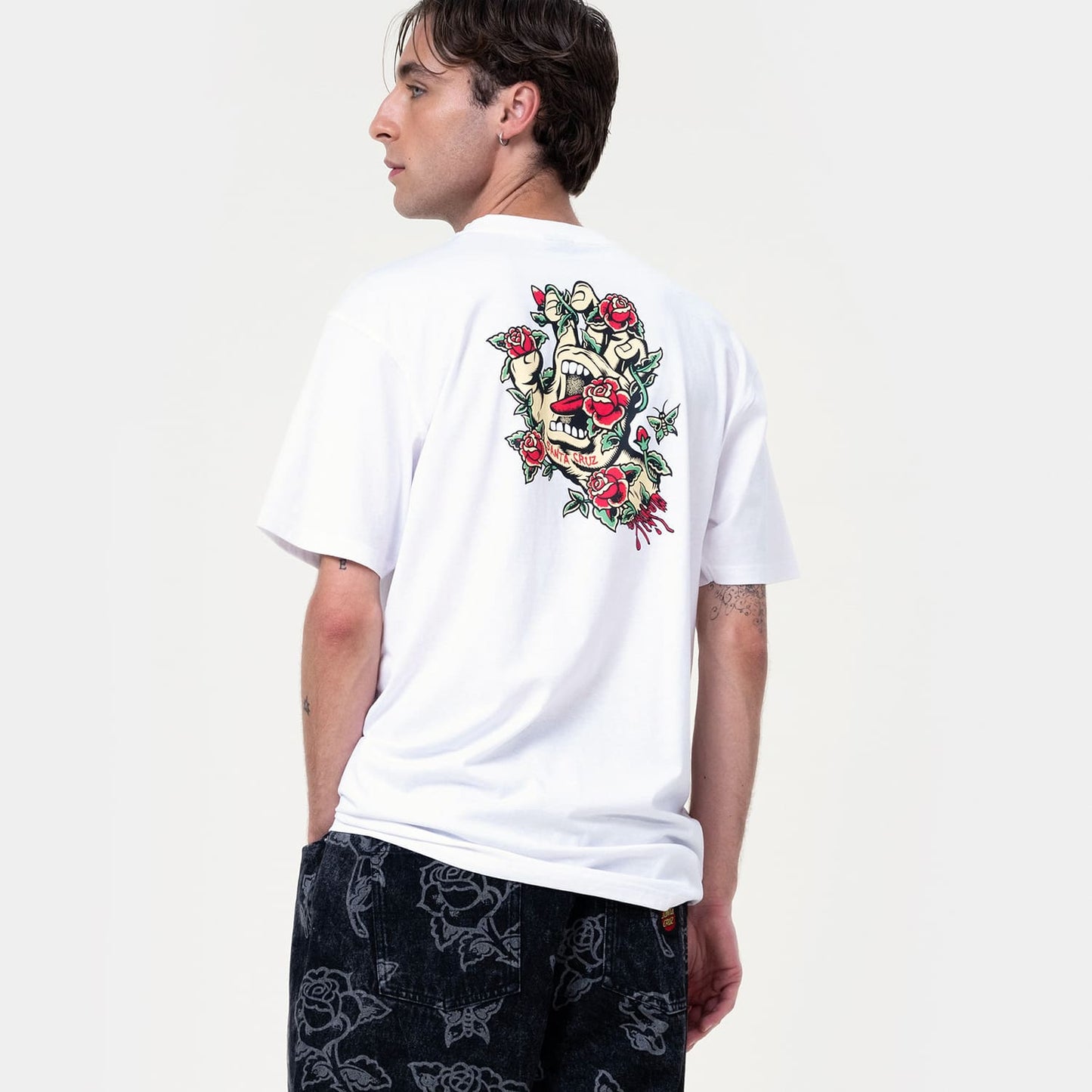 Screaming Rose Flash Santa Cruz T-Shirt