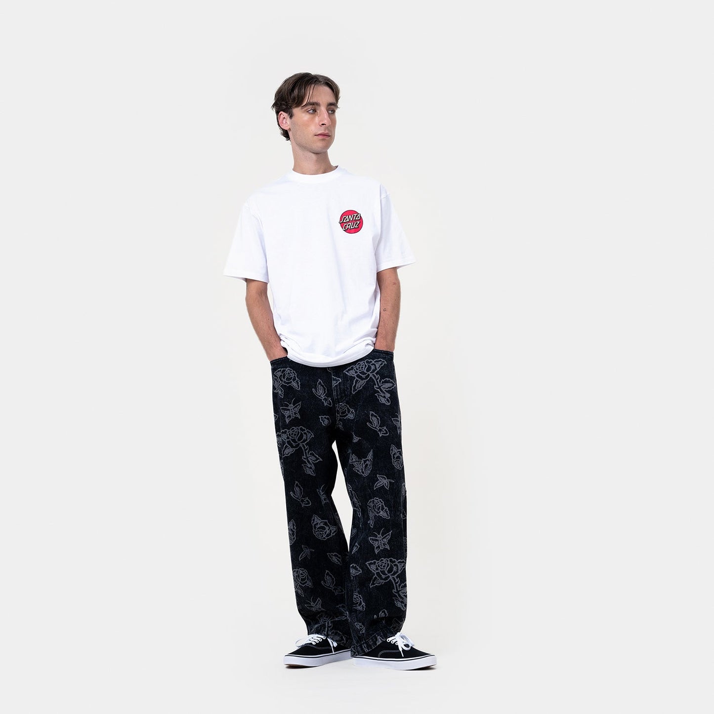 Screaming Rose Flash Santa Cruz T-Shirt