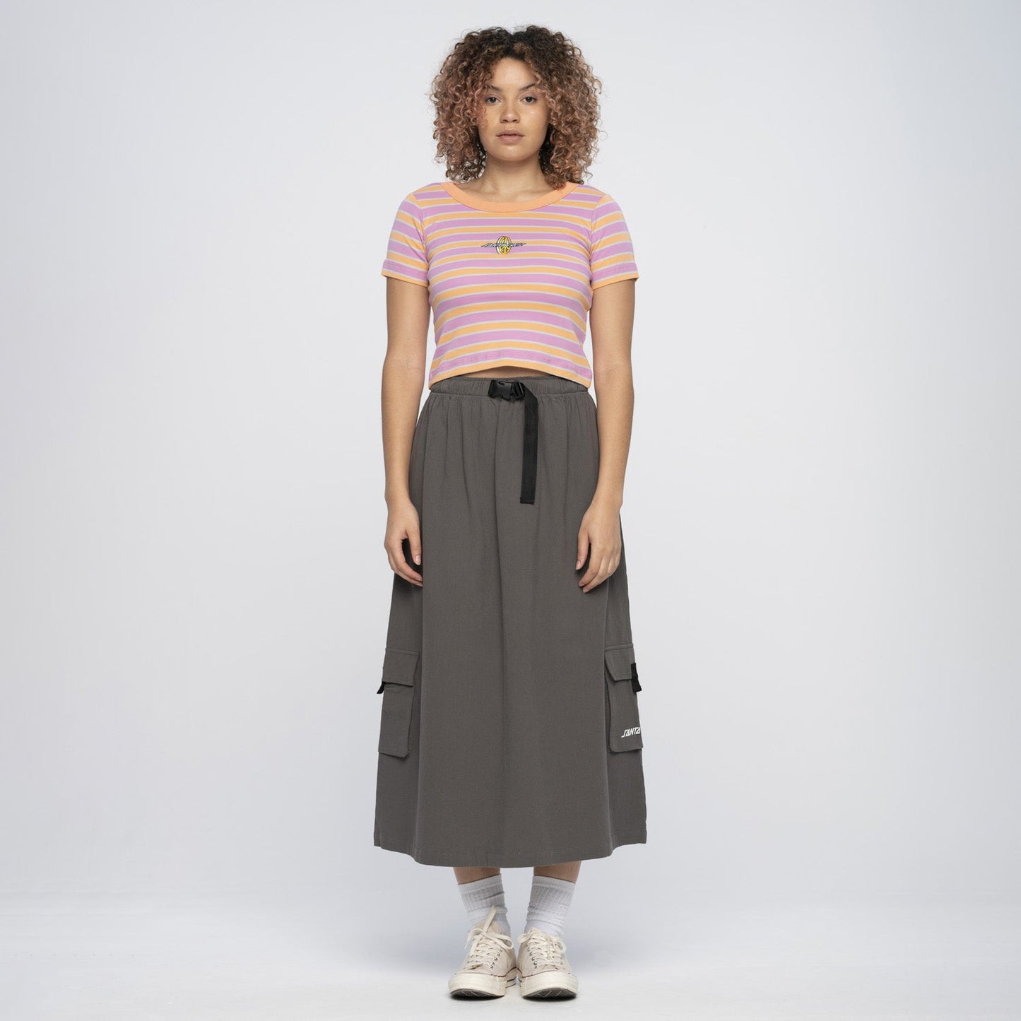 Strip Cargo Skirt
