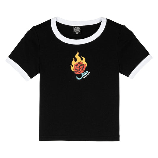 Lucky Rose Ringer T-Shirt
