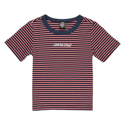 Strip Logo Emb Santa Cruz T-Shirt