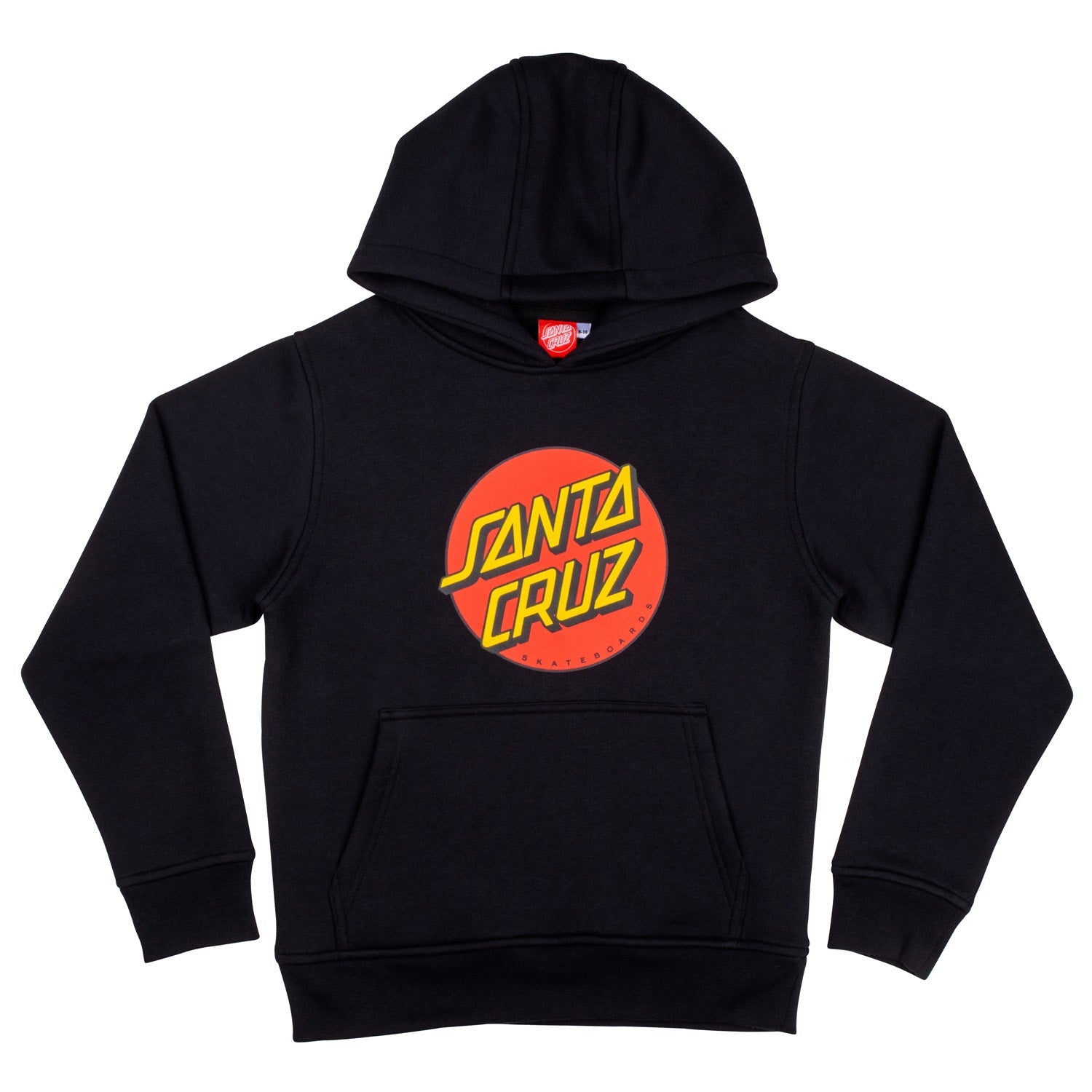 Santa Cruz Youth Classic Dot Hoodie Black
