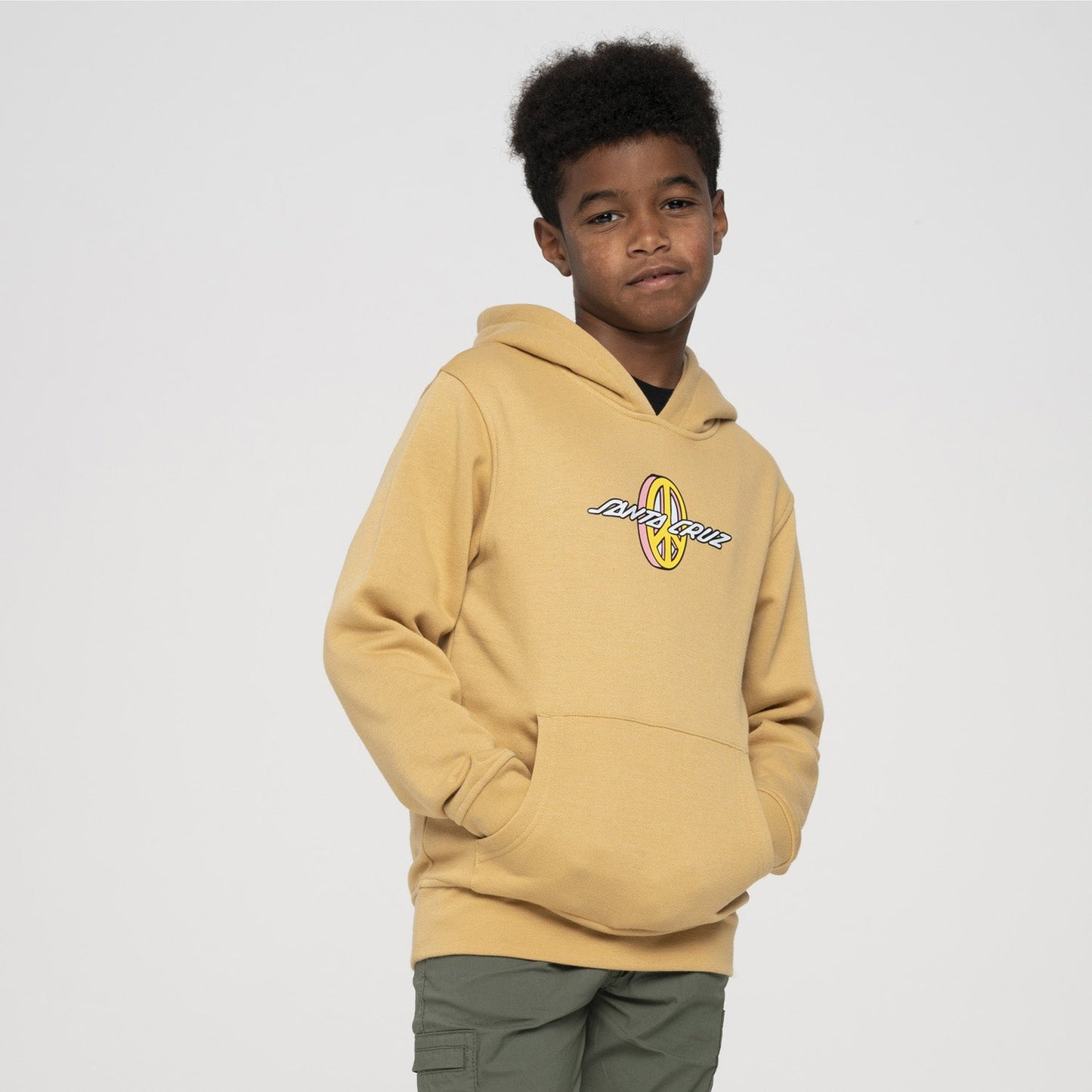 Youth Peace Strip Santa Cruz Hoodie