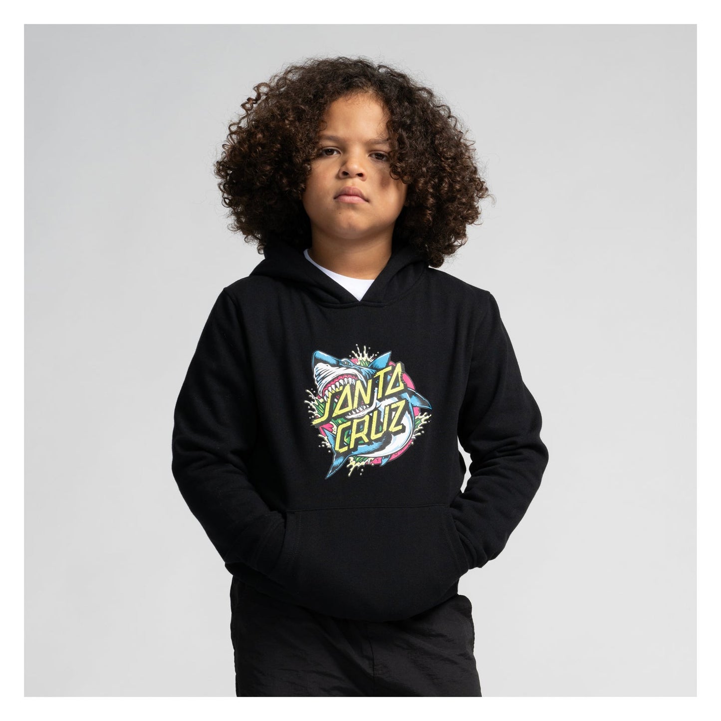 Youth Shark Dot Hoodie