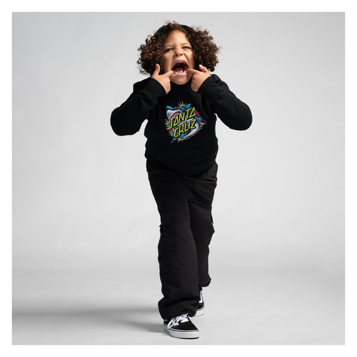 Youth Shark Dot Hoodie