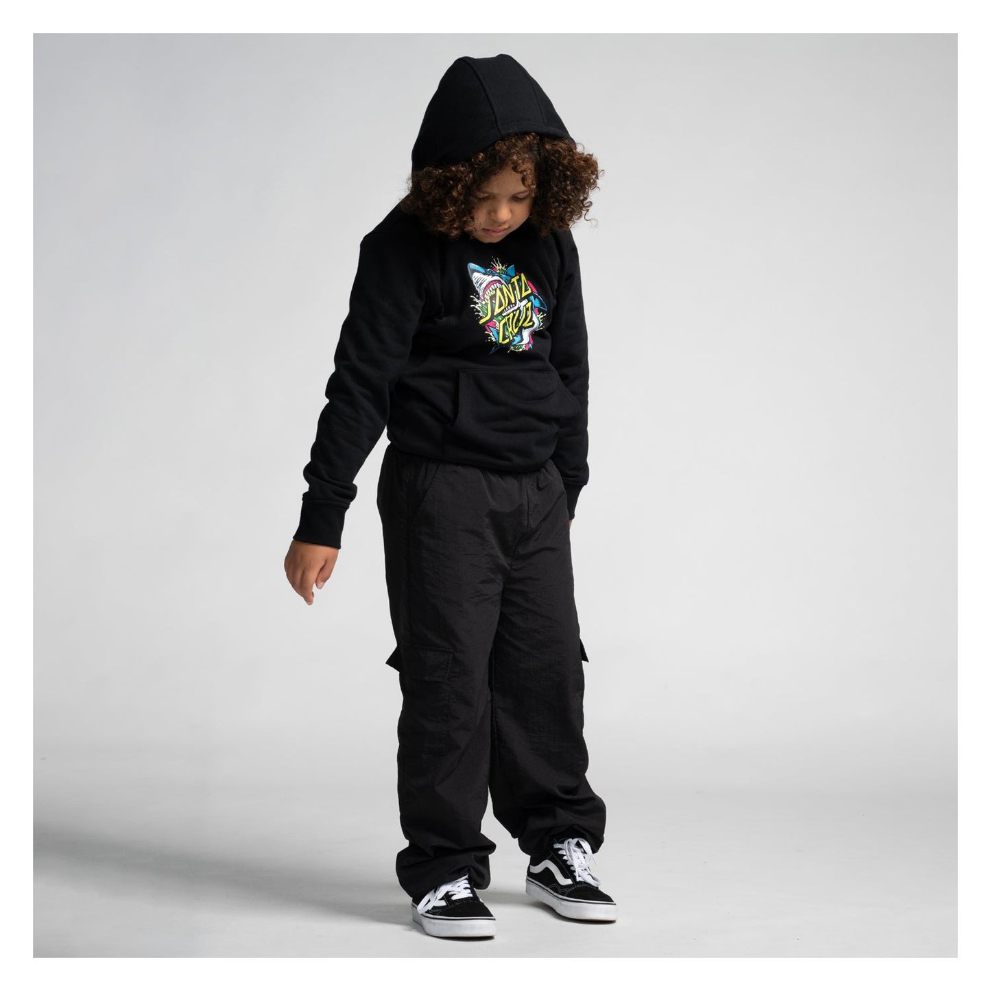 Youth Shark Dot Hoodie