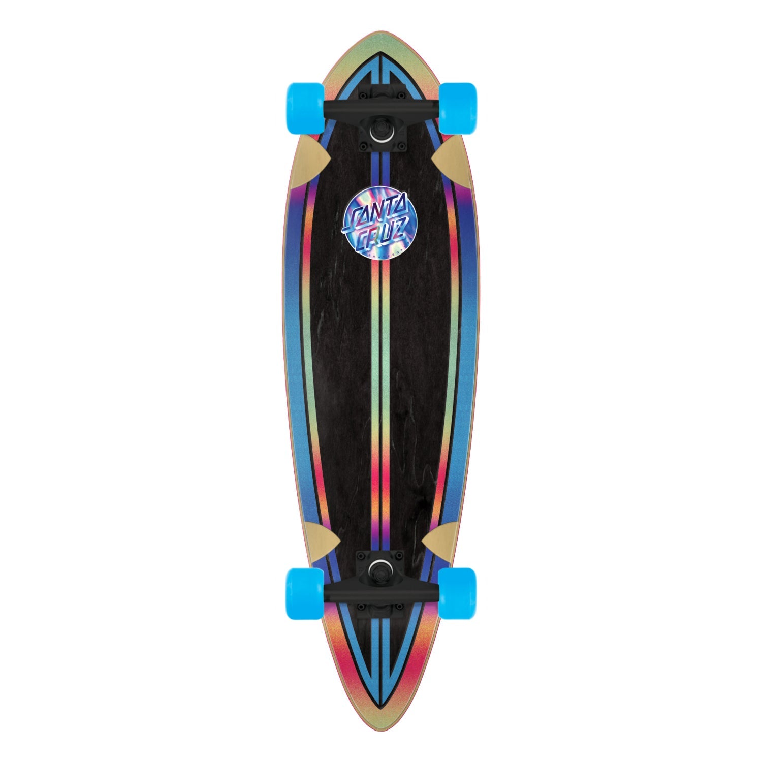 Santa Cruz Iridescent Dot Pintail 33" Skateboard Complete