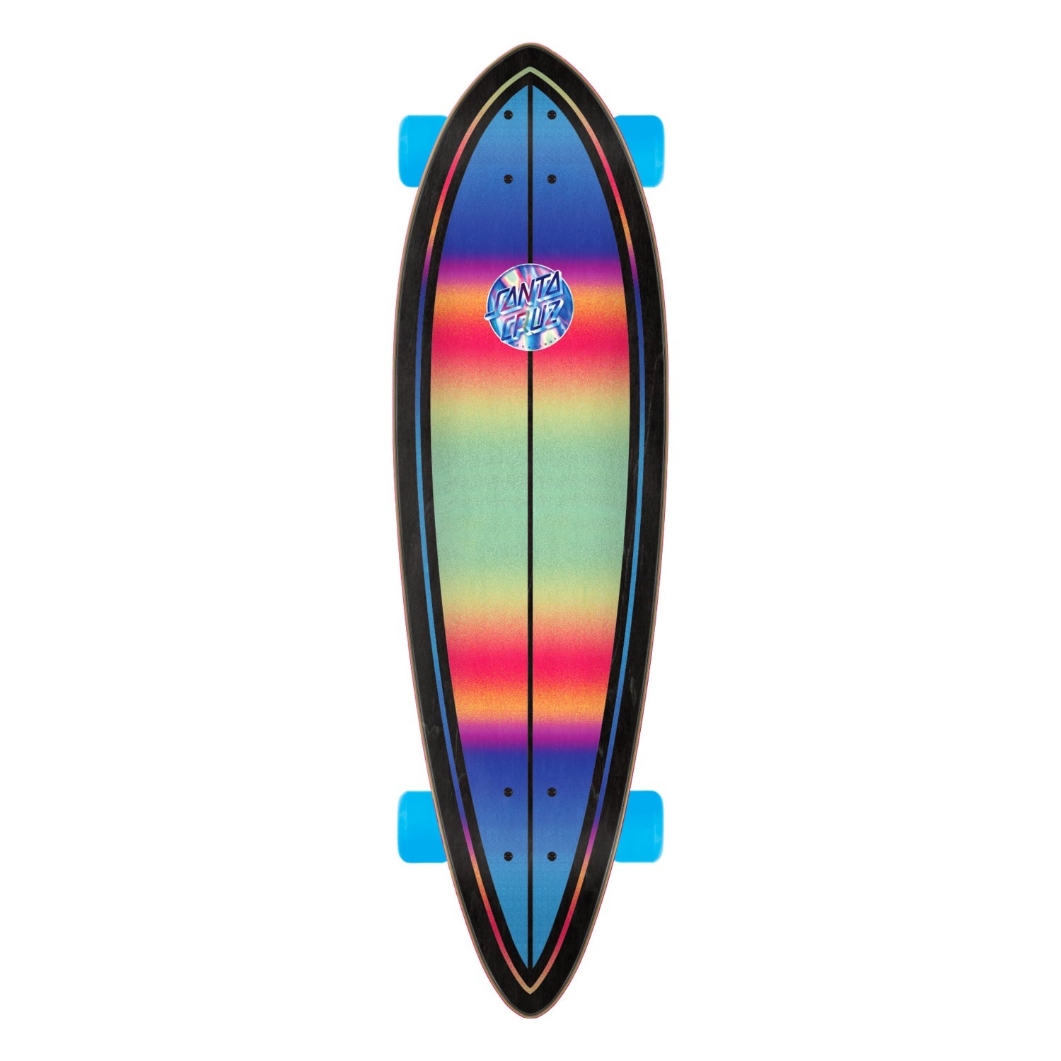 Santa Cruz Iridescent Dot Pintail 33" Skateboard Complete