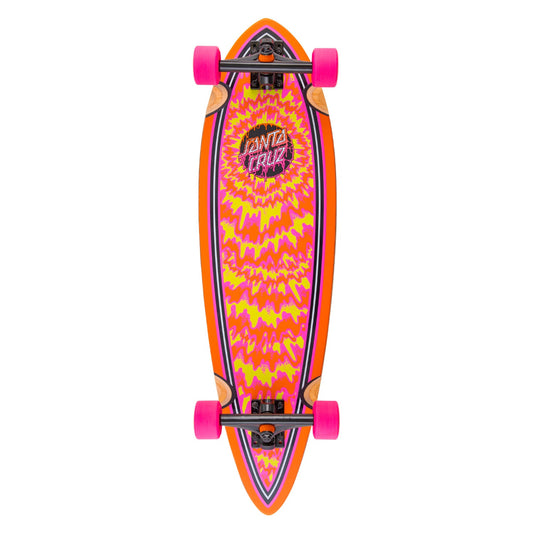 Toxic Dot Pintail Longboard  9.2in x 33in